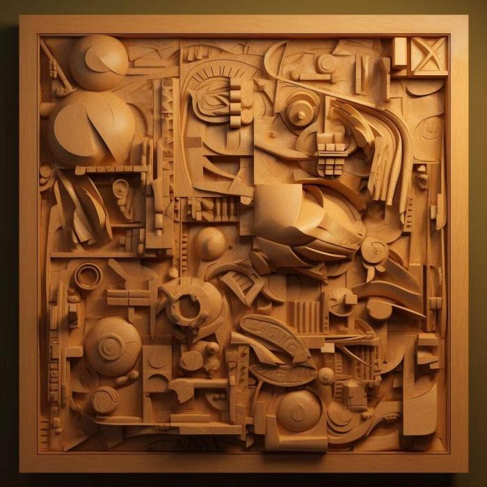 نموذج ثلاثي الأبعاد لآلة CNC 3D Art 